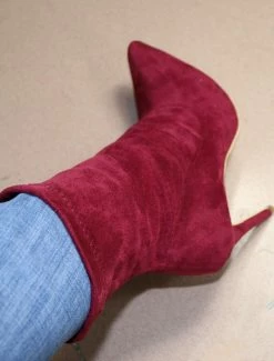 Stretch Ankle Boots High Heel Hunter Green Zip Up Stiletto Heel Pointed Toe Booties -winter shoes Sales 2023 5cd52018 1c94 4774 be67 bad3d2069a45