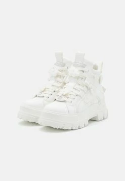 Buffalo Aspha Mid Cloud - Lace-Up Ankle Boots - White -winter shoes Sales 2023 5f70f2437a5f46e2b73d2fcde038273a