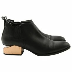 Alexander Wang Kori Chelsea Boots In Black Leather -winter shoes Sales 2023 601994 3