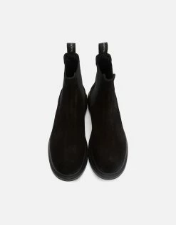 Alexander McQueen Black Suede Chelsea Boots -winter shoes Sales 2023 60807432 Zoom