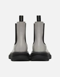 Alexander McQueen Grey Contrast Stitch Tread Chelsea Boots -winter shoes Sales 2023 60836439 Zoom