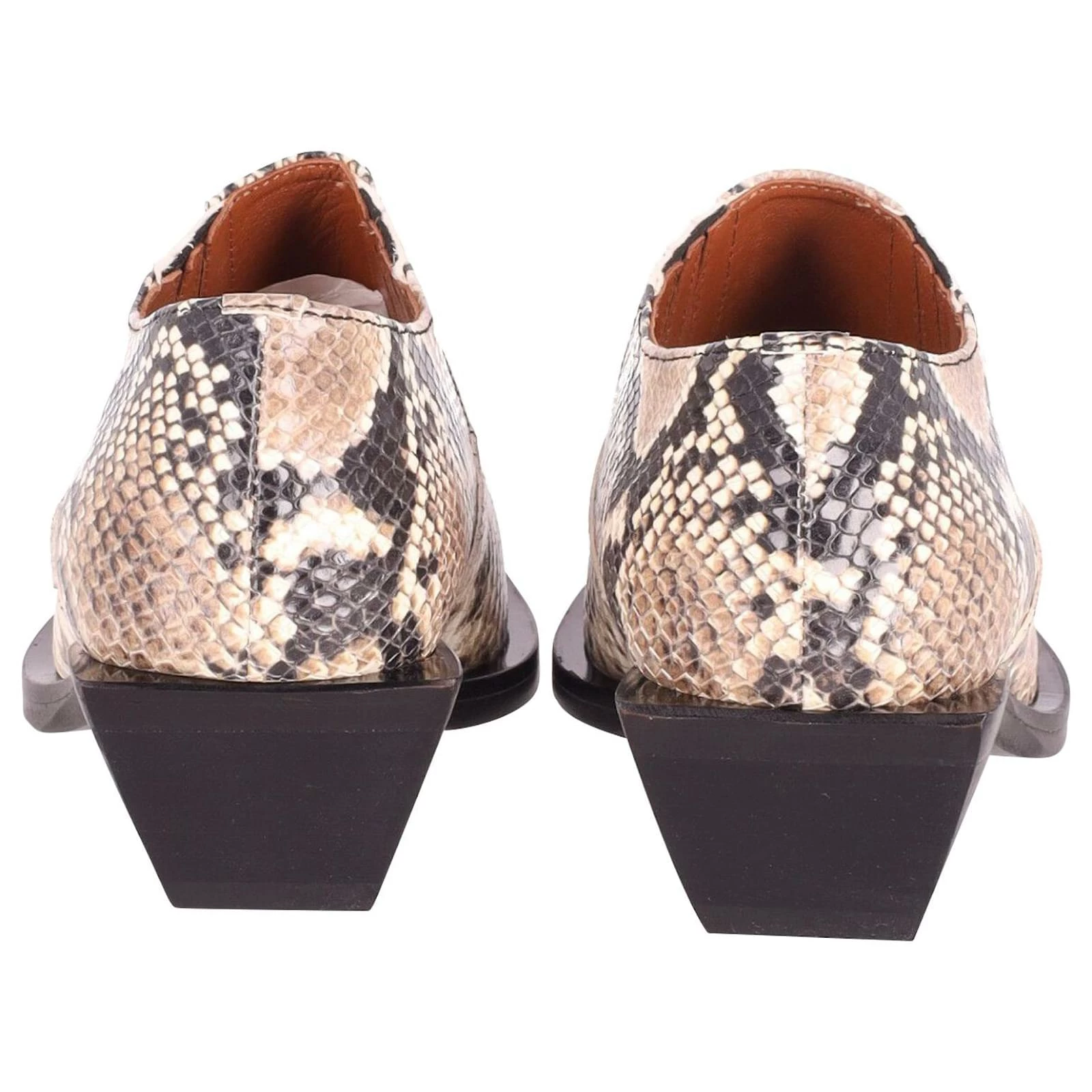 Rejina Pyo Dolores Snake-Effect Ankle Boots In Animal Print Leather 4 Rejina Pyo Dolores Snake-Effect Ankle Boots In Animal Print Leather - Image 4
