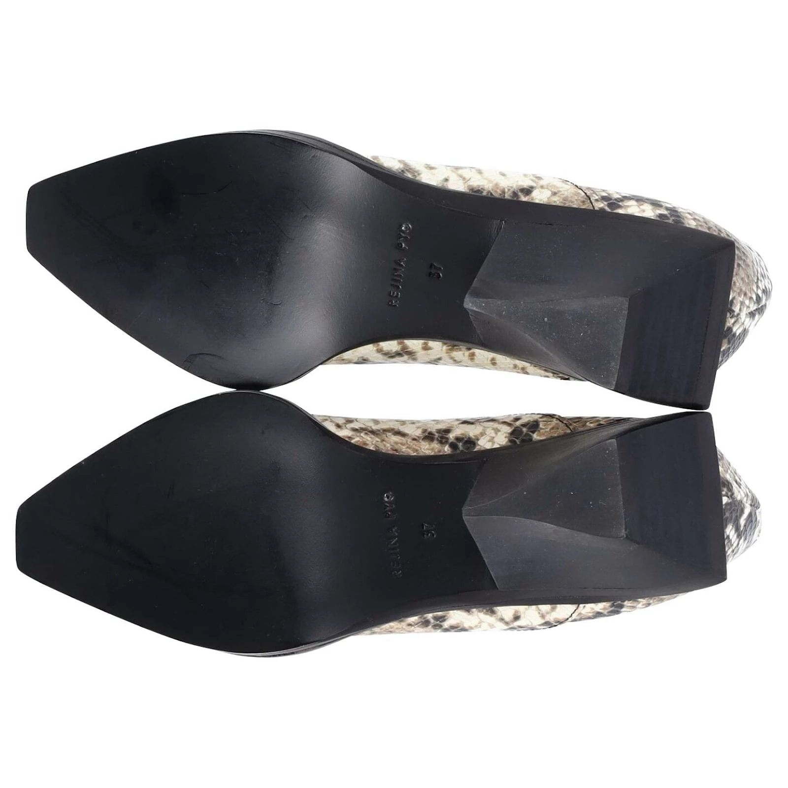 Rejina Pyo Dolores Snake-Effect Ankle Boots In Animal Print Leather 5 Rejina Pyo Dolores Snake-Effect Ankle Boots In Animal Print Leather - Image 5