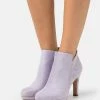 Tamaris Platform Ankle Boots - Lavender