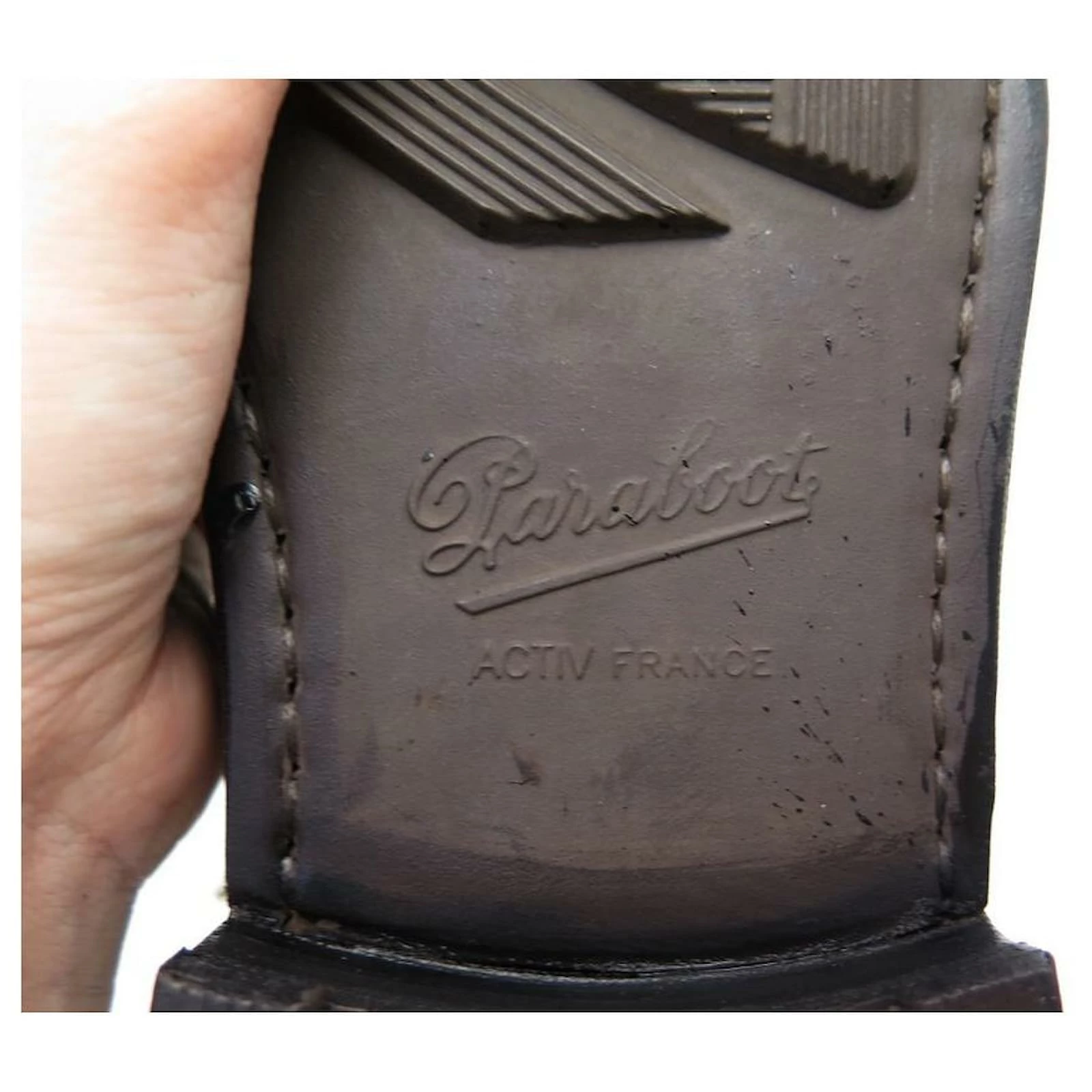 PARABOOT RANGERS BOOTS SHOES 9.5 43 43.5 LEATHER SHOES BOOTS Brown 4 PARABOOT RANGERS BOOTS SHOES 9.5 43 43.5 LEATHER SHOES BOOTS Brown - Image 4