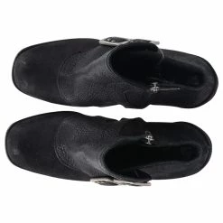 Dior Spy Button High Heel Ankle Boots In Black Leather -winter shoes Sales 2023 624835 5