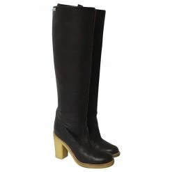 Chloé See By Chloe Knee High Boots With Rubber Sole In Brown Leather 9 Chloé See By Chloe Knee High Boots With Rubber Sole In Brown Leather -winter shoes Sales 2023 626556 3