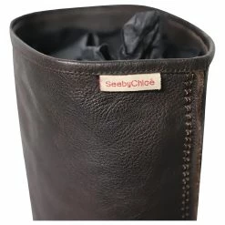 Chloé See By Chloe Knee High Boots With Rubber Sole In Brown Leather 12 Chloé See By Chloe Knee High Boots With Rubber Sole In Brown Leather -winter shoes Sales 2023 626556 6