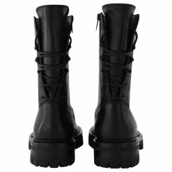 Ann Demeulemeester Louise Ankle Boots In Black Leather -winter shoes Sales 2023 630976 3