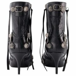 Cagole M70 Ankle Boots - Balenciaga - Black - Leather -winter shoes Sales 2023 631046 3