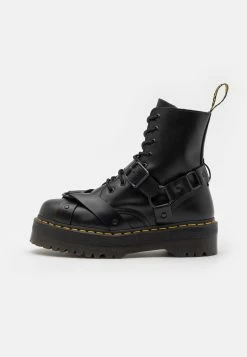 Dr. Martens Jadon Harness Unisex - Lace-Up Ankle Boots - Black Paris
