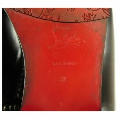 CHRISTIAN LOUBOUTIN BIKE STUDDED BOOTS 38 BLACK LEATHER BIKER STUDS BOOTS -winter shoes Sales 2023 636853 4