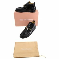 Acne Studios Kerin Ankle Boots In Black Patent Leather 17 Acne Studios Kerin Ankle Boots In Black Patent Leather -winter shoes Sales 2023 637722 8