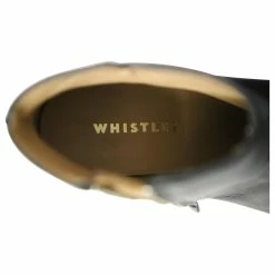 Whistles Chunky Mid-Heel Ankle Boots In Black Leather -winter shoes Sales 2023 641246 7