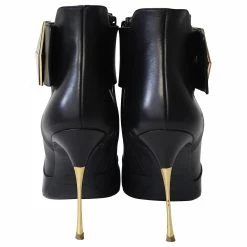 Nicholas Kirkwood Hexagon Ankle Boots In Black Leather -winter shoes Sales 2023 641425 4