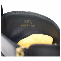 Tod's Block Heel Wrap Detail Ankle Boots In Black Leather -winter shoes Sales 2023 641624 6