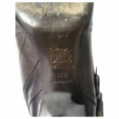 Céline Celine High Heeled Boots With Buckle In Brown Calfskin Leather 14 Céline Celine High Heeled Boots With Buckle In Brown Calfskin Leather -winter shoes Sales 2023 641657 6