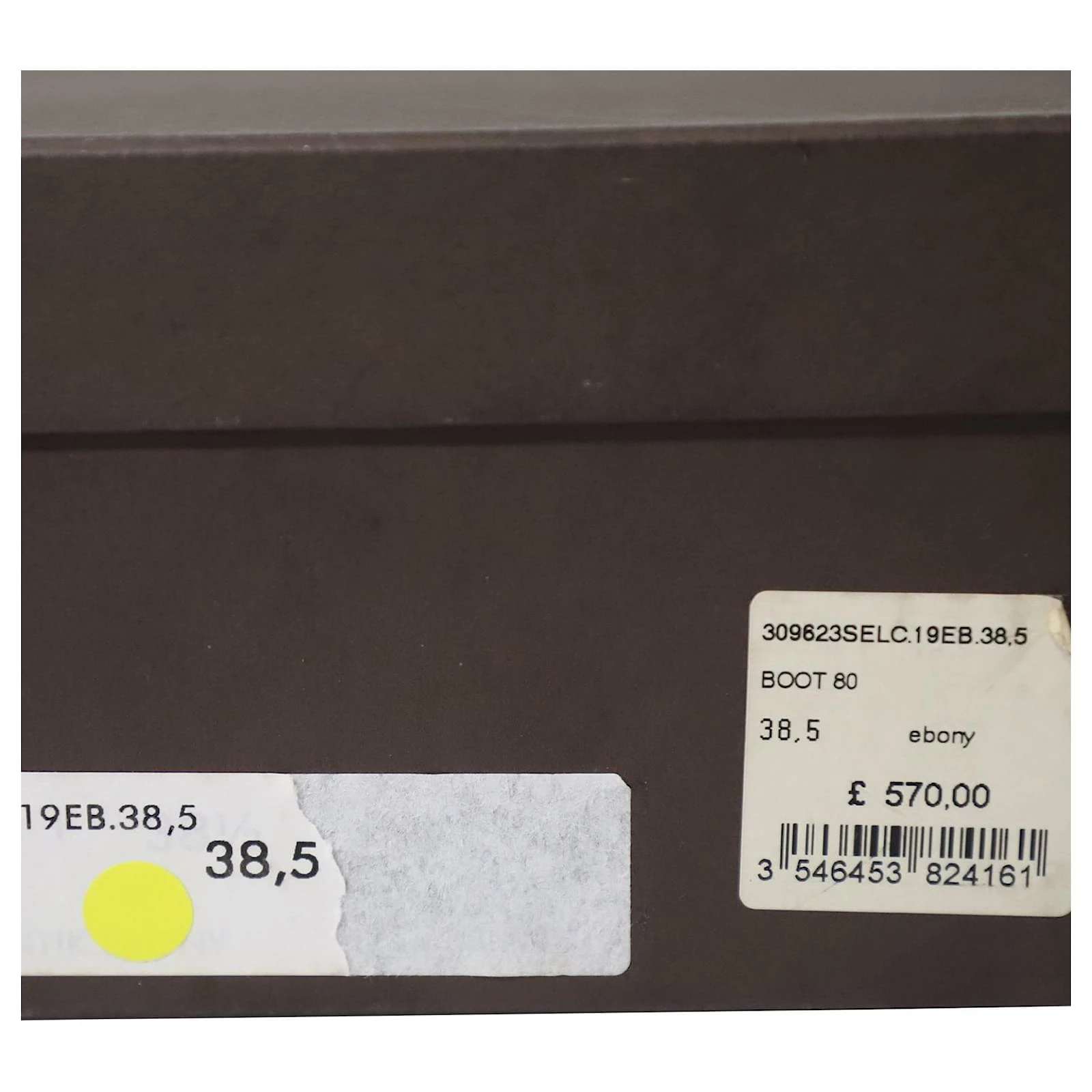 Céline Celine High Heeled Boots With Buckle In Brown Calfskin Leather 9 Céline Celine High Heeled Boots With Buckle In Brown Calfskin Leather - Image 9