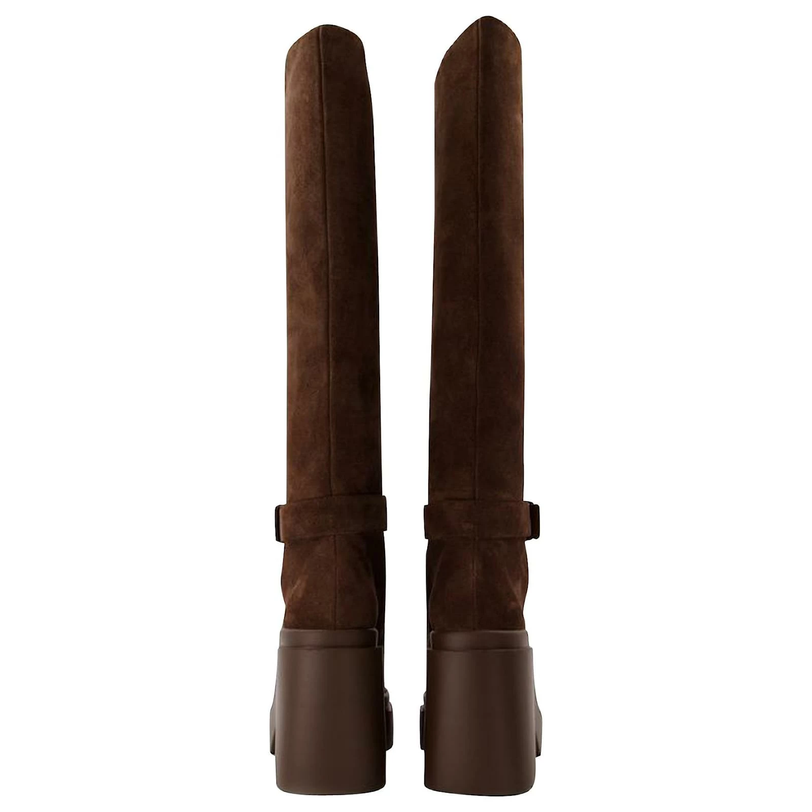 Robert Clergerie Ninon Boots In Brown Leather 3 Robert Clergerie Ninon Boots In Brown Leather - Image 3