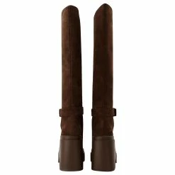 Robert Clergerie Ninon Boots In Brown Leather -winter shoes Sales 2023 650742 3