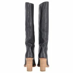 Missoni Knee High Boots In Black Leather -winter shoes Sales 2023 656029 4