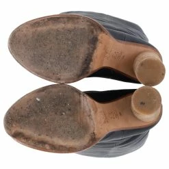 Missoni Knee High Boots In Black Leather -winter shoes Sales 2023 656029 5