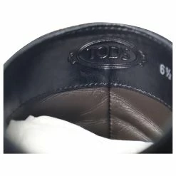 Tod's Ankle Boots With Leather Strap Detail In Black Suede -winter shoes Sales 2023 656047 6