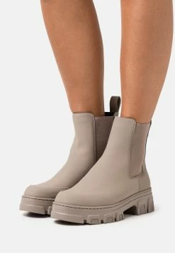 Tamaris Platform Ankle Boots - Taupe