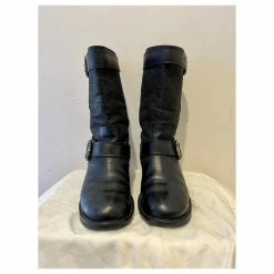 Giuseppe Zanotti Zanotti Leather Biker Boots With Glitter Black Metallic 13 Giuseppe Zanotti Zanotti Leather Biker Boots With Glitter Black Metallic -winter shoes Sales 2023 672170 4