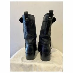 Giuseppe Zanotti Zanotti Leather Biker Boots With Glitter Black Metallic 14 Giuseppe Zanotti Zanotti Leather Biker Boots With Glitter Black Metallic -winter shoes Sales 2023 672170 5