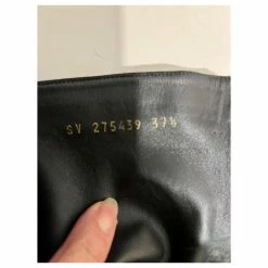 Yves Saint Laurent YSL Passy 90 Ranch Boots With Leather Tassles Black -winter shoes Sales 2023 672462 7