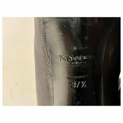 Yves Saint Laurent YSL Passy 90 Ranch Boots With Leather Tassles Black -winter shoes Sales 2023 672462 8