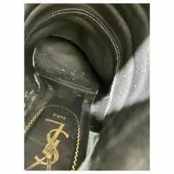 Yves Saint Laurent YSL Passy 90 Ranch Boots With Leather Tassles Black -winter shoes Sales 2023 672462 9