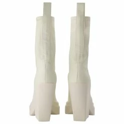 Autre Marque Texan Boots In White Synthetic Leather -winter shoes Sales 2023 678966 3