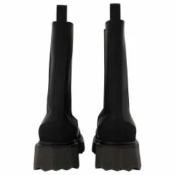 Off-White Off White Sponge Sole High Chelsea Boots In Black/Green Leather Khaki -winter shoes Sales 2023 679005 3