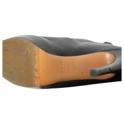 Alaïa Alaia Ruffled Ankle Boots In Black Leather -winter shoes Sales 2023 686304 6