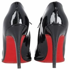 Christian Louboutin Dahlia 100 Ankle Boots In Black Patent Leather -winter shoes Sales 2023 686847 4