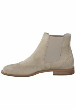 Paul Green Ankle Boots - Soft Suede Biscuit