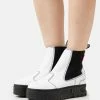 Puma Mayze Chelsea Pop- Platform Ankle Boots - White/Black
