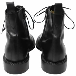 Vince Cabria Lace-Up Boots In Black Leather -winter shoes Sales 2023 690669 4