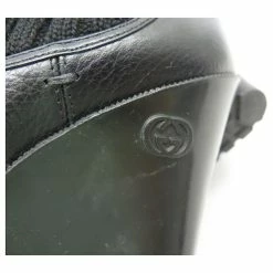 GUCCI SHOES WEDGE ANKLE BOOTS 38.5 BLACK WOOL LEATHER 202970 BOOTS -winter shoes Sales 2023 691429 4
