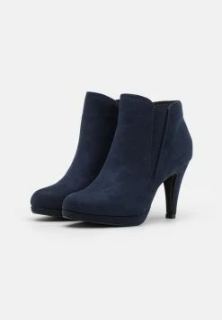 Anna Field High Heeled Ankle Boots - Dark Blue -winter shoes Sales 2023 6958e58029384df2844b70d9d031e723