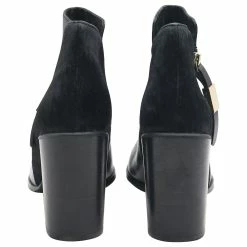 See By Chloé See By Chloe Ankle Boots With Faux Fur Texture In Black Leather -winter shoes Sales 2023 696043 5