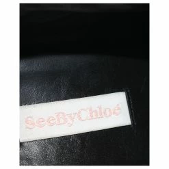 See By Chloé See By Chloe Ankle Boots With Faux Fur Texture In Black Leather -winter shoes Sales 2023 696043 8