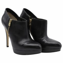 Michael Kors York Ankle Boots In Black Leather -winter shoes Sales 2023 696912 5