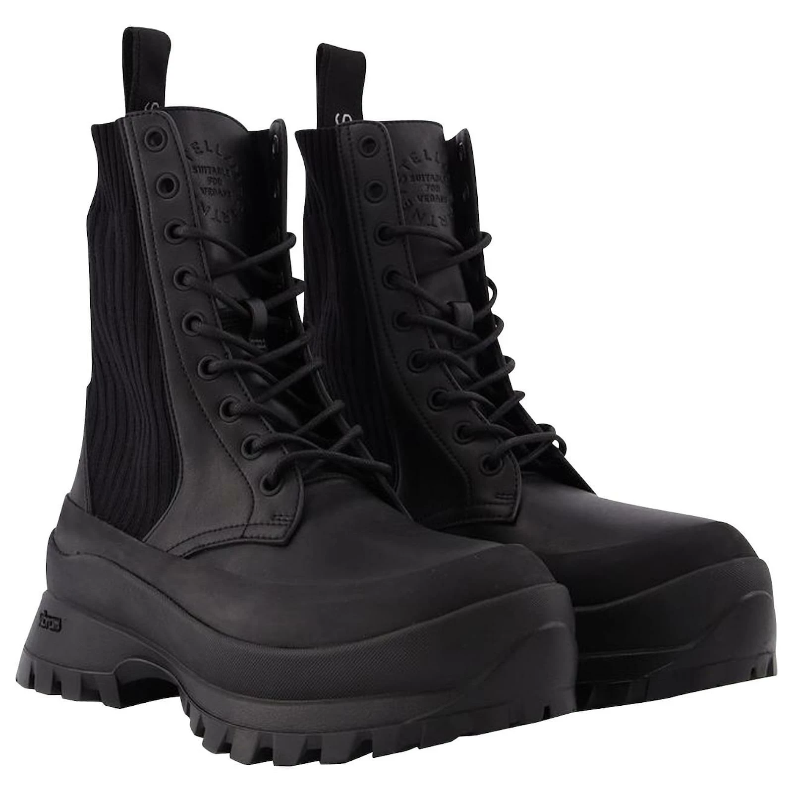 Stella Mc Cartney Trace Sm35A Boots In Black Leather 2 Stella Mc Cartney Trace Sm35A Boots In Black Leather - Image 2
