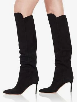 Women's Knee High Boots Suede Stiletto Heel Knee Length Boots -winter shoes Sales 2023 69b875ba ddf0 4a84 8e5e 9bddd8565fbe