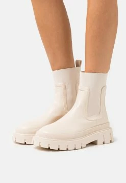 Raid Clovia - Platform Ankle Boots - Ecru