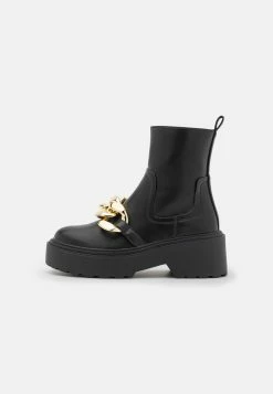 ONLY Shoes Onlbossi Chain Boot- Platform Ankle Boots - Black