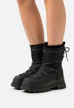 Buffalo Aspha Blizzard Warm - Lace-Up Ankle Boots - Black